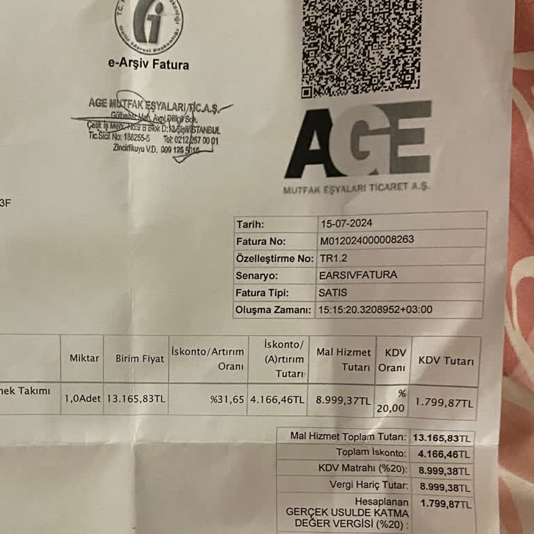Bernardo Teslim Edilmeyen Ürün 12 Kişilik Porselen Takımı