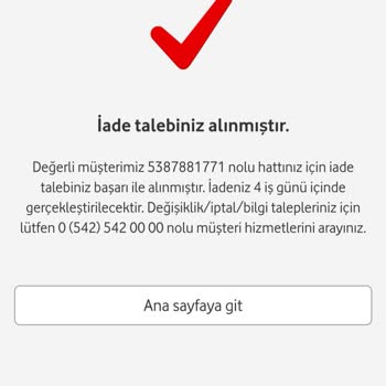 İptal Edilen Siparişin İadesi Yapılmıyor ve Faturam Yanlış