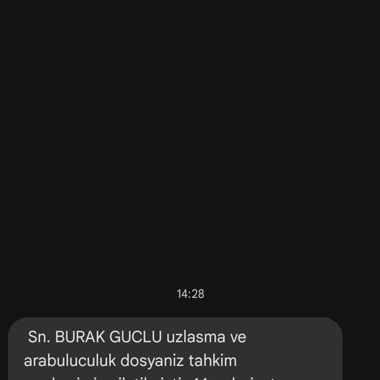 E.UZLASMA (SMS) E. Uzlaşma Adlı Yerden Gelen Asılsız SMS