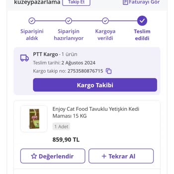 Lider Pet Food Bayat Kedi Maması Ve İade Sorunu