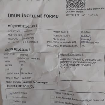Suwen Sütyen Dağıldı Tülerdi