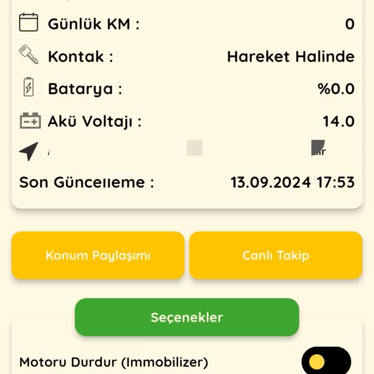 Motorist Çalışmayan Cihaz, İlgisiz Teknik Servis