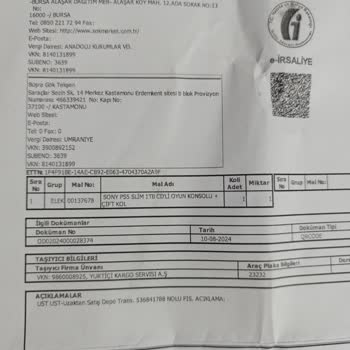 Sony Ps5 Arızalı Ürün Şok Market