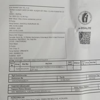 Sony Eurasia Sony Ps5 Bozuk Ürün