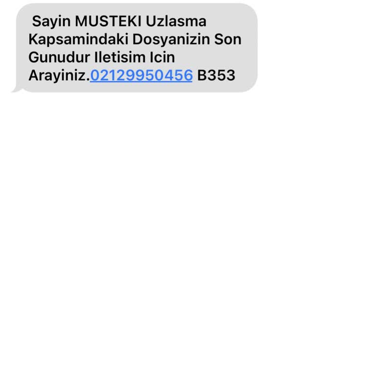 E.UZLASMA (SMS) Böyle Bir Numara Neden Arar