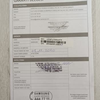 Samsung TV'de Kronik Panel Arızası Ve Yüksek Tamir Ücreti