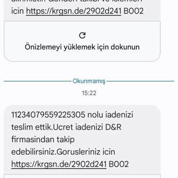 D&R Ve Kargomsende Siparişimi Teslim Edemedi
