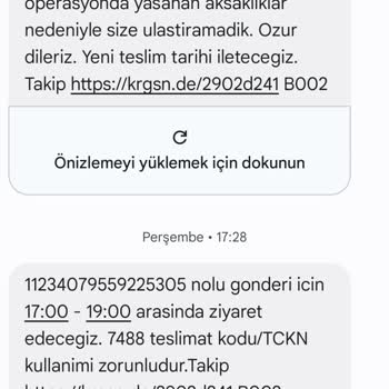 D&R Ve Kargomsende Siparişimi Teslim Edemedi