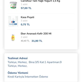 Carrefour SA Ödemem Yapılmadı Paramı Geri Ödemediler
