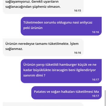 Getir Üzerinden Verilen Derince Popeyes Soğuk Ve Hatalı Ürün