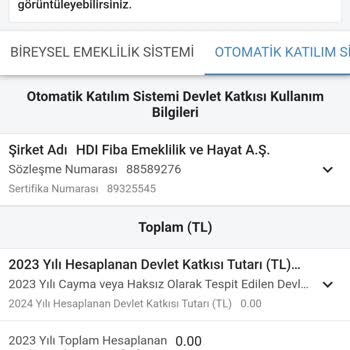 Hdi Fiba Emeklilik Bilgim Dahilinde Olmayan Durum