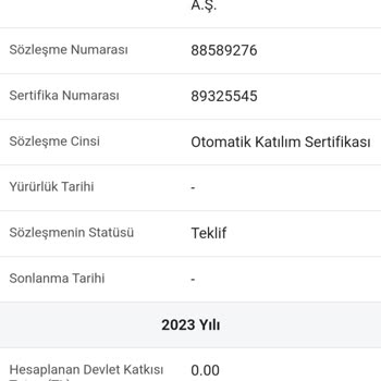 Hdi Fiba Emeklilik Bilgim Dahilinde Olmayan Durum