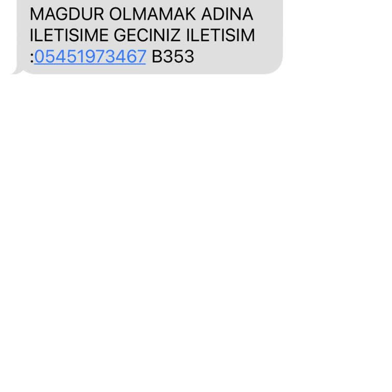 E.UZLASMA (SMS) Yanıltıcı Mesaj Ve Hukuki İşlemler Hakkında Önemli Bilgilendirme