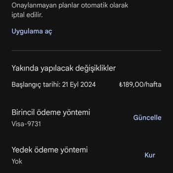 Google Play Planı Onaylayın Sorunu