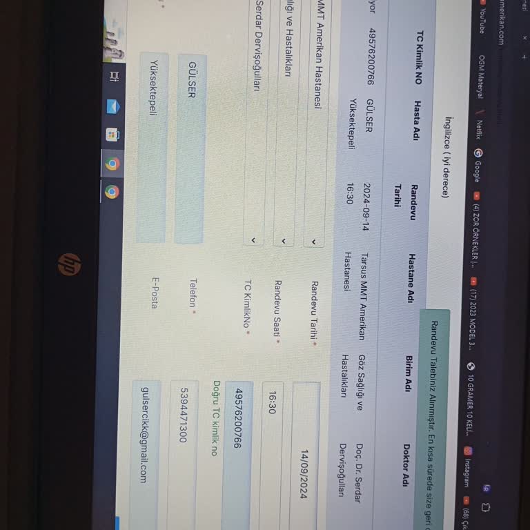 MMT Amerikan Hastaneleri Randevu Saati Karmaşası Ve Hastane Sistem Sorunları