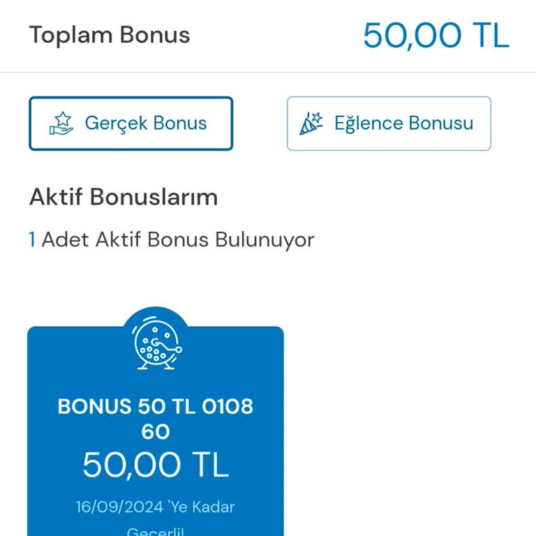 Milli Piyango 50 TL Bonusu Kullanamıyorum