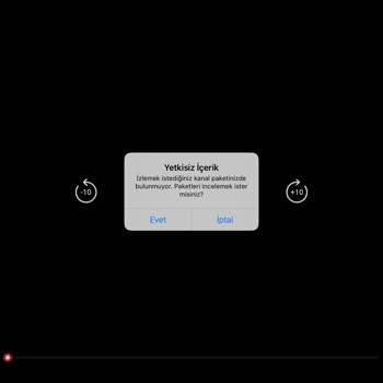 TOD Tv Tod Paketinizde Tanımlı Değil Uyarısı