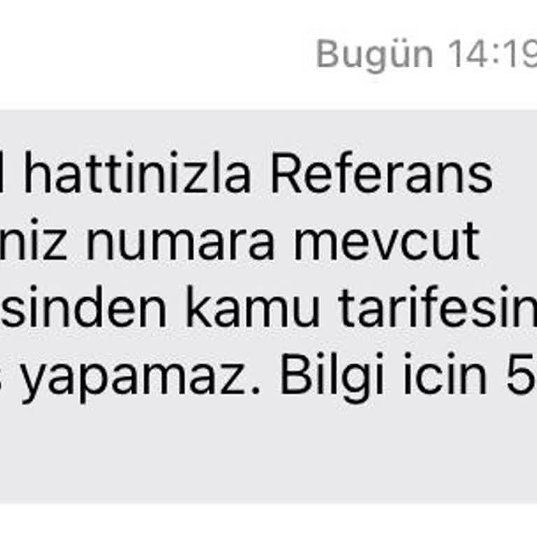 Türk Telekom'da Referans Olamama Sorunu