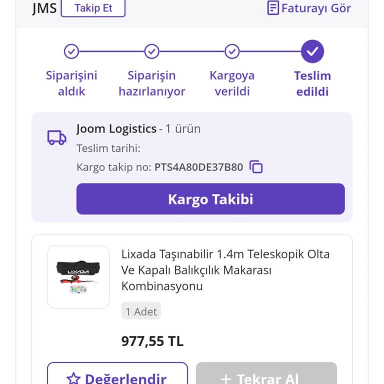 Joom Teslim Edilmeyen Kargo