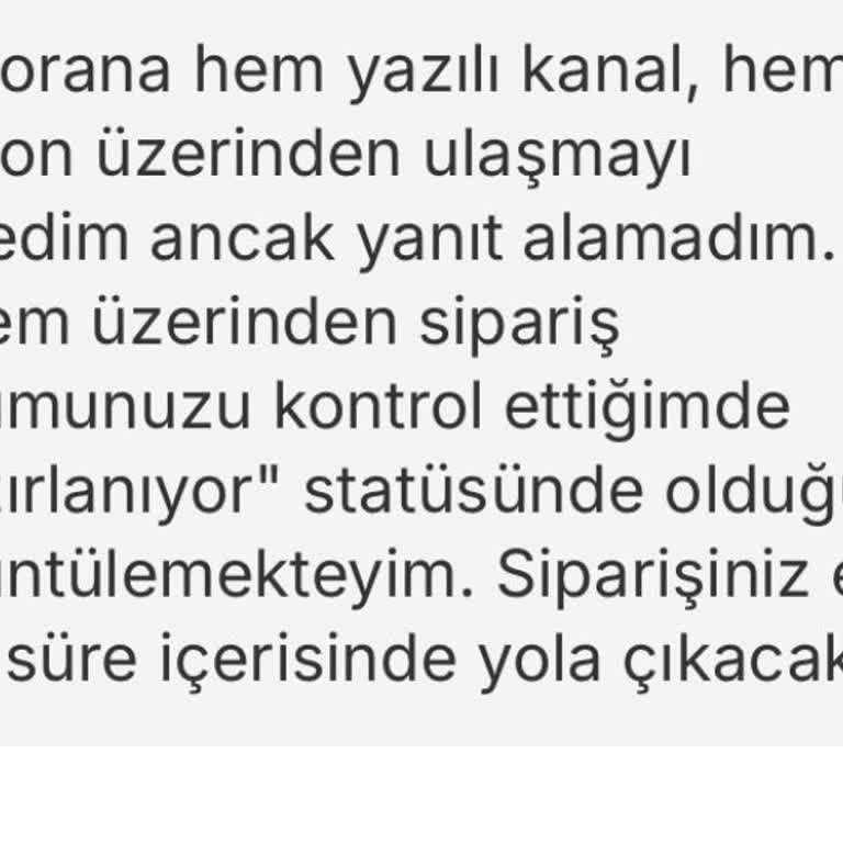 Migros Yemek Sbarro Teslim Süresi Hakkında