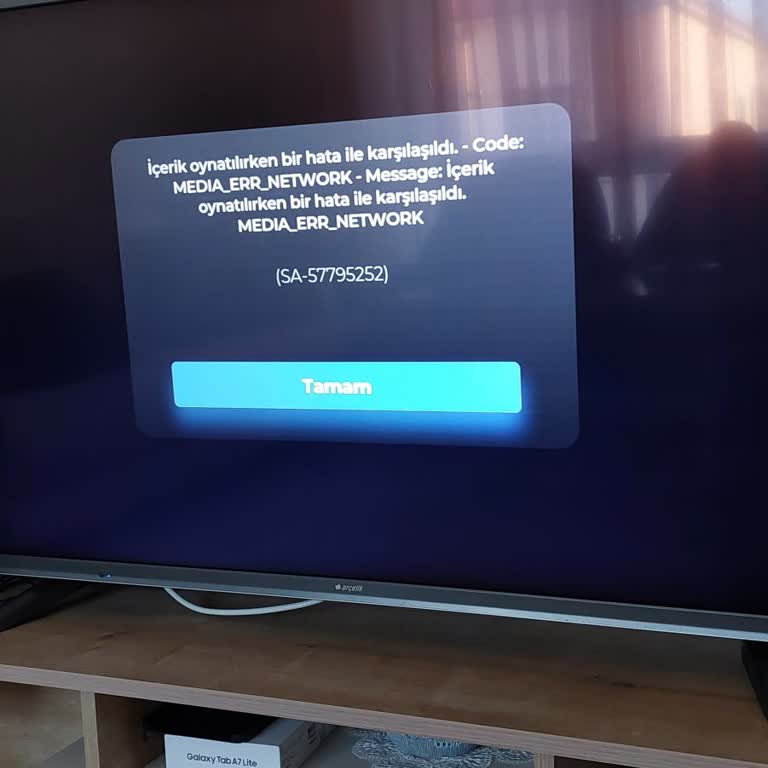 Tod TV Media_ERR_NETWORK Hatası Alıyorum