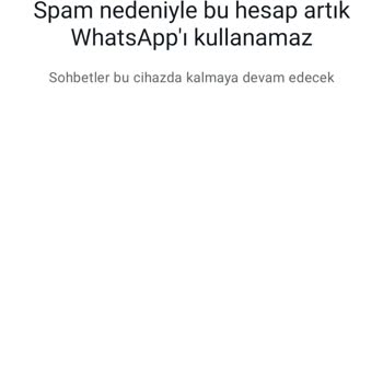 WhatsApp Messenger Erişim Engeli
