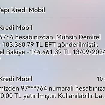 Yapı Kredi Bankası Yanlış Gönderilen Havale Ve İadesi Yapılmayan Gönderim Ücreti