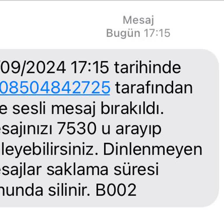 08504842725 numarası 1 Yıldır Telefondan Her Gün Telefonumu Dört Kez Arıyor