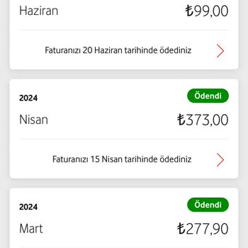 Vodafone'dan Sürekli Artan Fatura ve Yanıltıcı Bilgilendirme