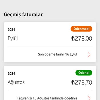 Vodafone'dan Sürekli Artan Fatura ve Yanıltıcı Bilgilendirme