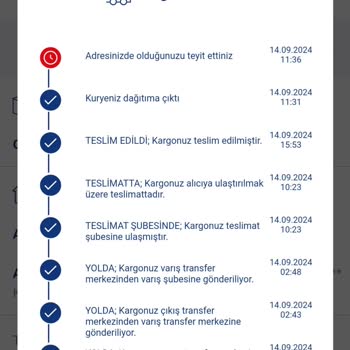 Aras Kargo Orhangazi Şubesin Paketi Getirmeden Teslim Edildi Gösterdi