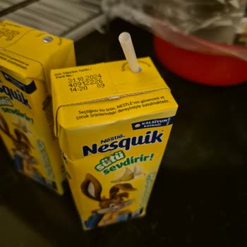 Nestle Nesquik Süt ;çocuğum Zehirlenebilirdi...