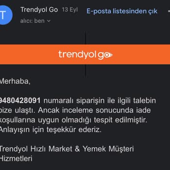 Trendyol Güvenilir Bir Uygulama Değil