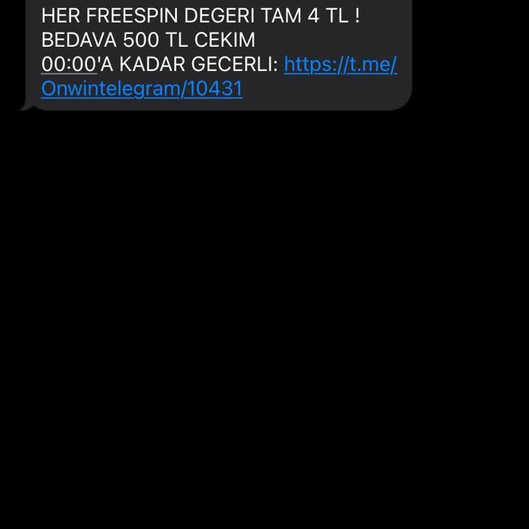 Onwin Telegram Bahis Sitesinden Sürekli Gelen SMS'ler Canıma Tak Etti