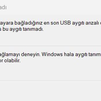 Lenovo Bilgisayar Lenovo Ideapad Gaming 3 USB Hatası