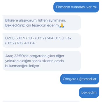 Obilet Otobüs Yolcuyu Almaya Gelmedi