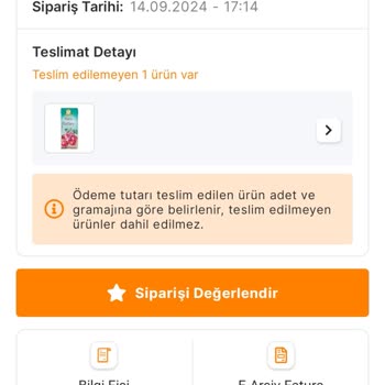 Migros Sanal Market Küflenmiş Ürünler