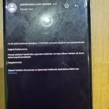 Sahibinden Yanıltıcı Hizmet Ve Ücret İadesi Sorunu