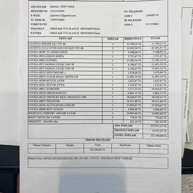 Kelebek Mobilya Teslim Edilmeyen Koltuk Şikayeti