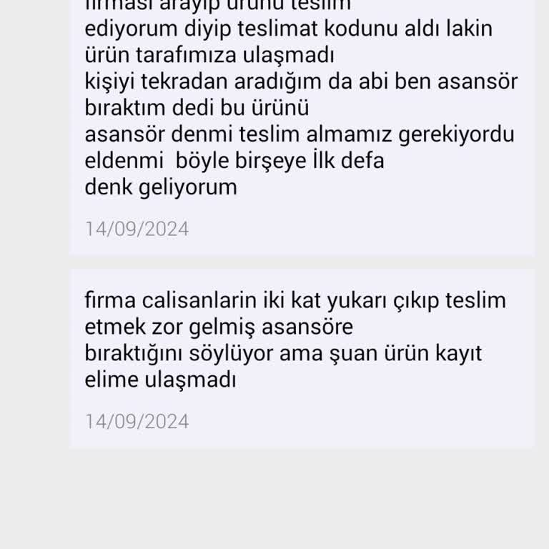 N11 Kargo Teslimatında Asansör Şoku