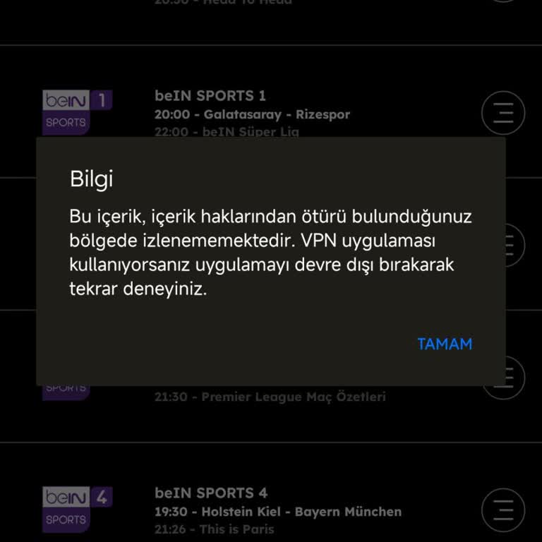 TOD Tv Tod İçerik Haklarından Ötürü Bulunduğunuz Bölgede İzlenememektedir