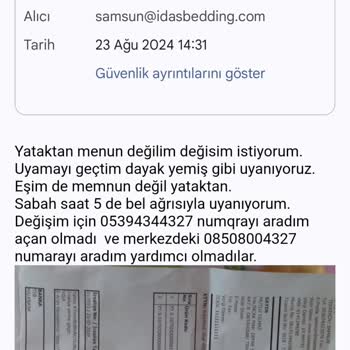 İdaş'ın Yatak Memnuniyeti Garantisi Yalanı