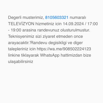 Vestel Online Randevu Sistemi Bir İşe Yaramıyor.