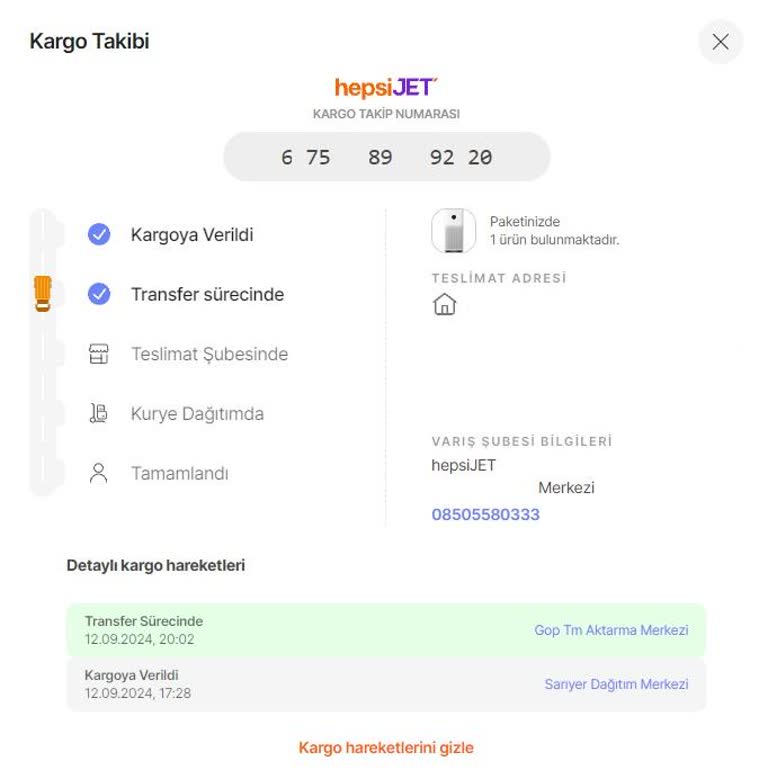 Hepsijet Kargoya Ait Bilgi Güncellenmiyor Ve Teslimat Tarihi Gecikti