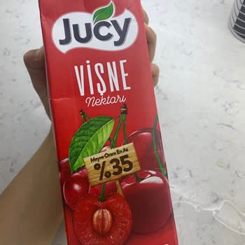 BİM Jucy Meyve Suyunda Toprak Çıkması