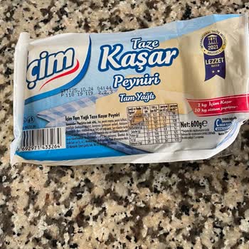 İçim Süt ve Süt Ürünleri İçim Marka Kaşar Peynirin Plastik Tadında Olması