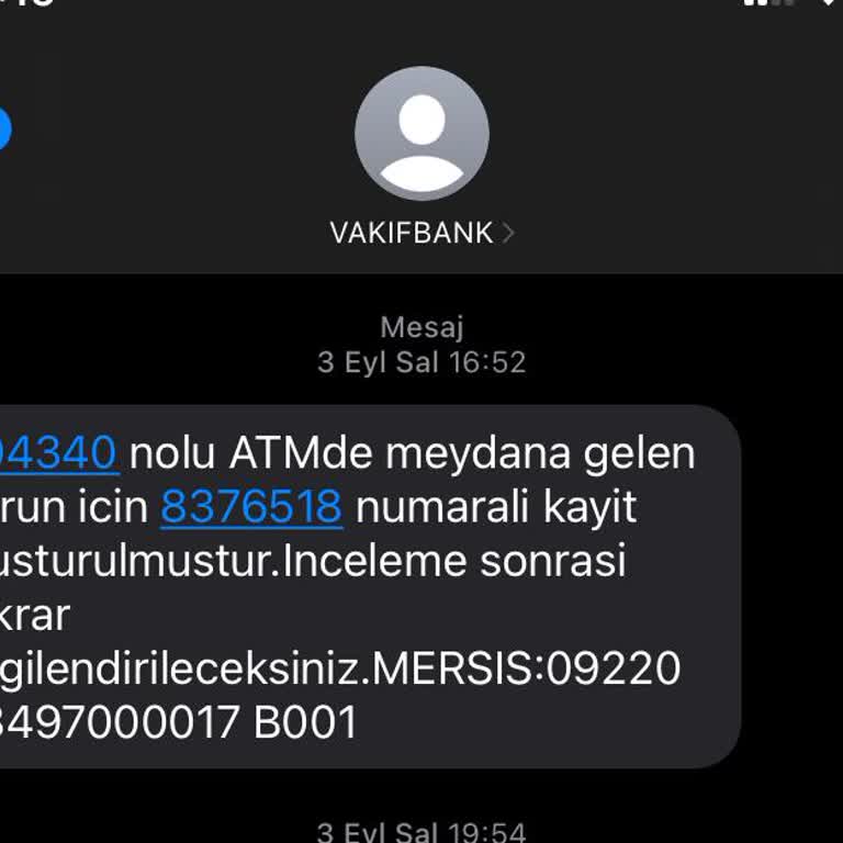 VakıfBank Tarafından Mağdur Ediliyorum