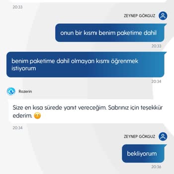 Turkcell Yurtdışı Paketi Aşım Ücreti ve Yetersiz Müşteri Hizmeti