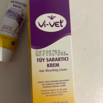 Vi-Vet Tüy Sarartıcı Paketi Şişti
