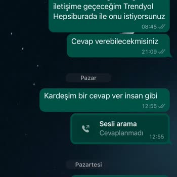 Trendyol Zifona Kuzey Oto Çadır Mağdur Etti Bizi